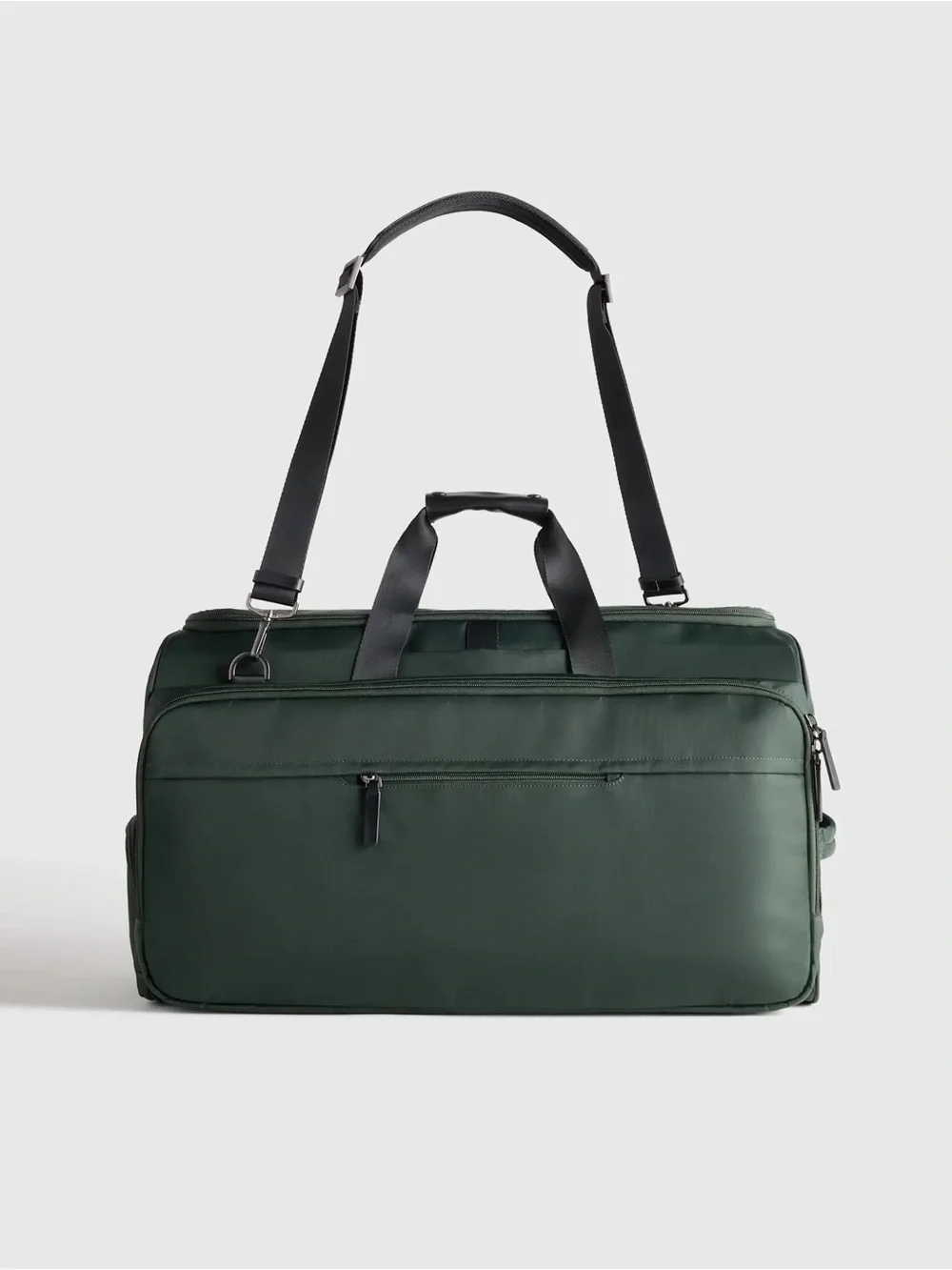 Quince Voyage Nylon Garment Duffle Dark Green NWT 2in1 Carry On Travel Bag